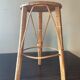 Vintage rattan and wicker plant holder