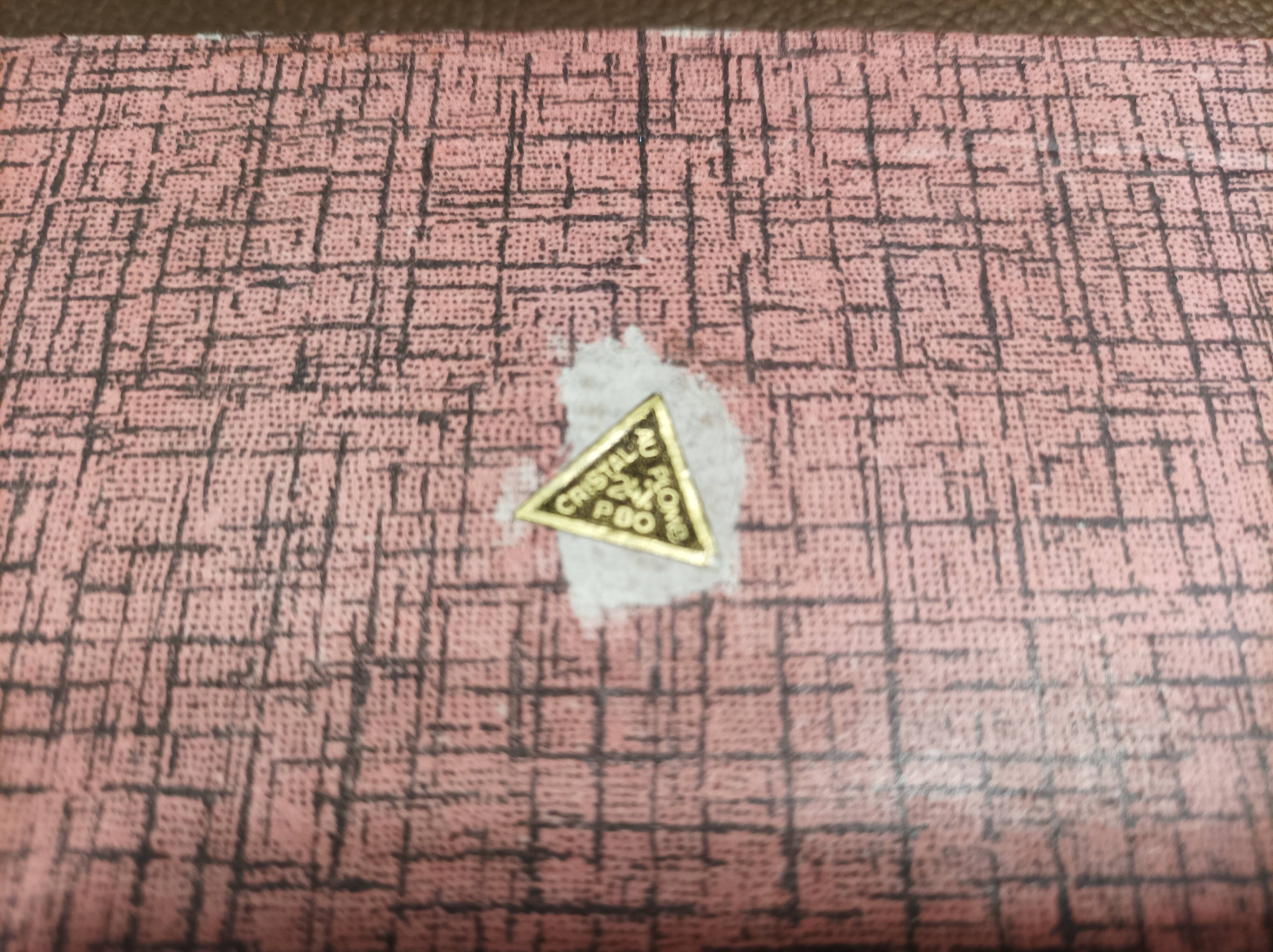 12 Antique glass knife holders with their original Lead Crystal box