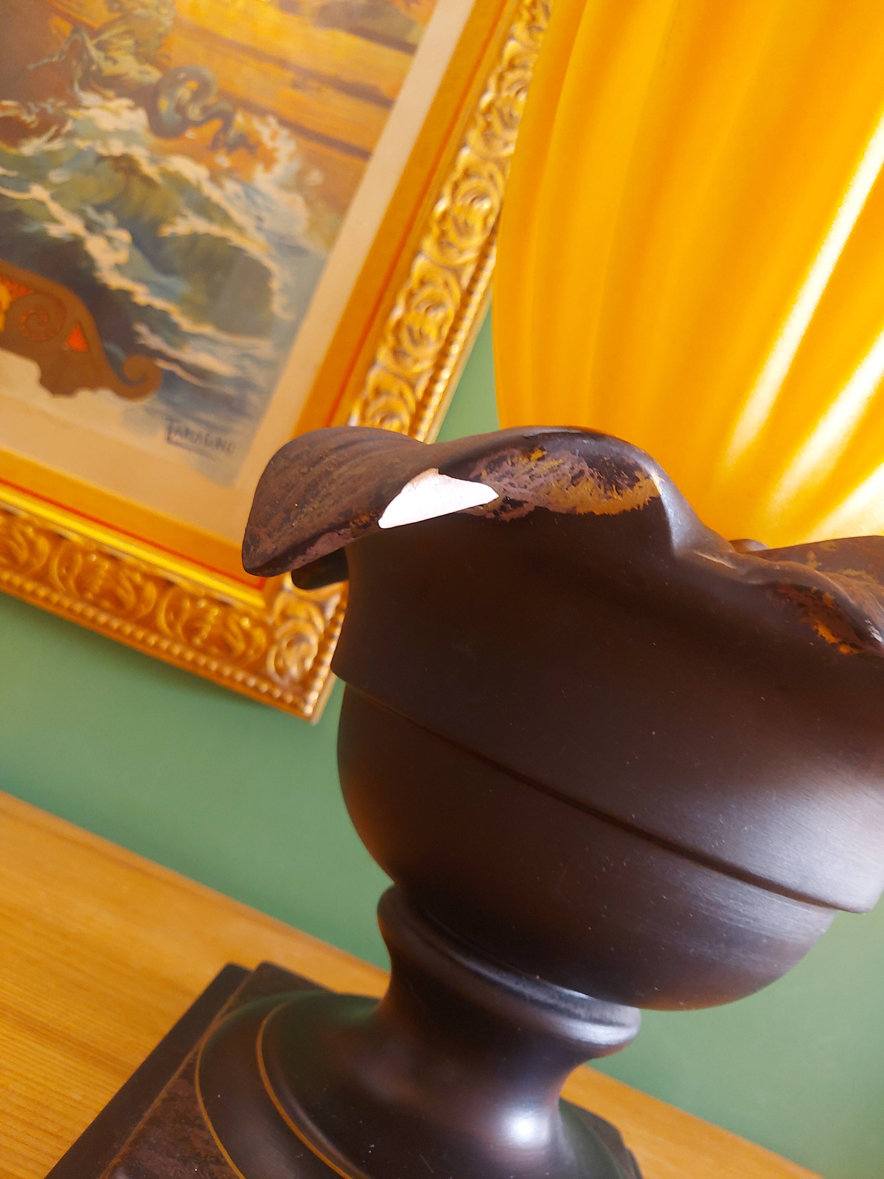 70's georgia jacob lamp, gold leaves