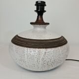 Large enamelled ceramic lamp 1970s