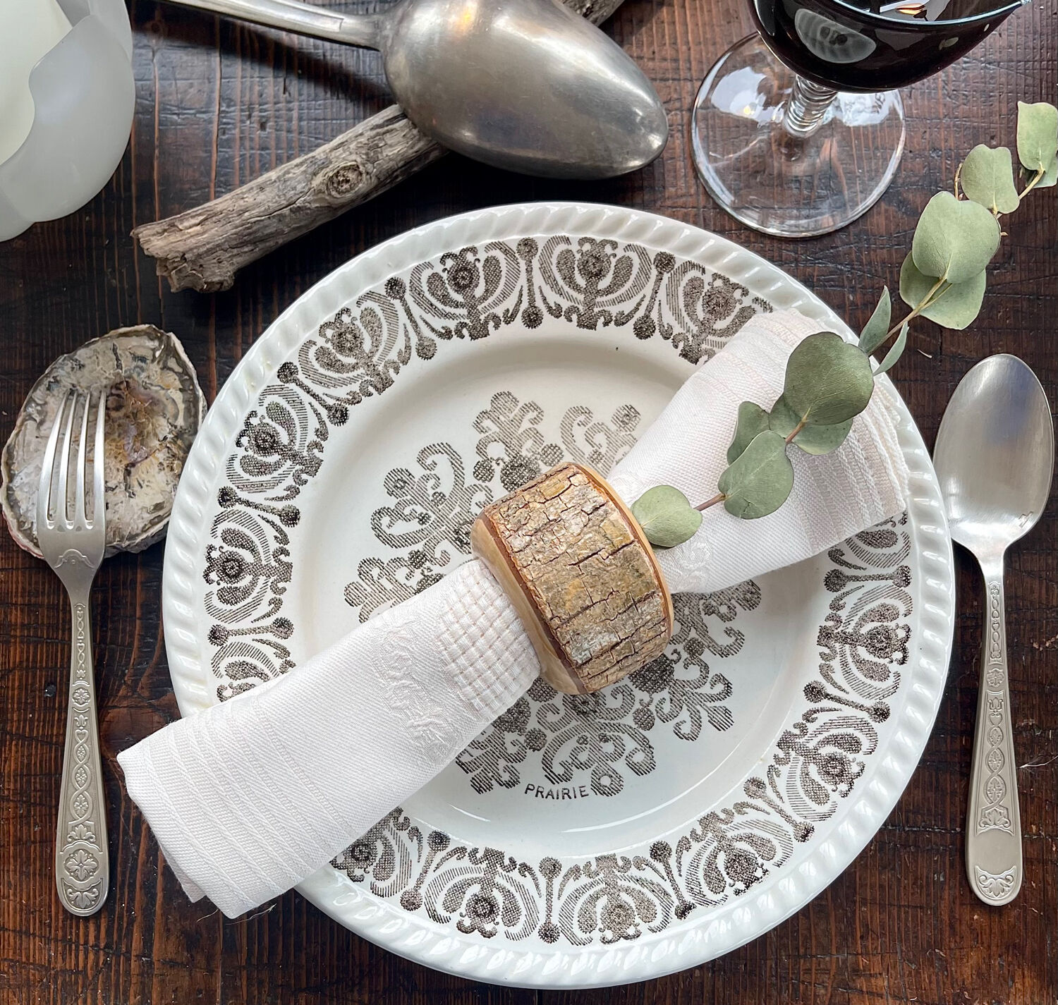 Set of 4 flat plates