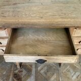 American desk in raw wood