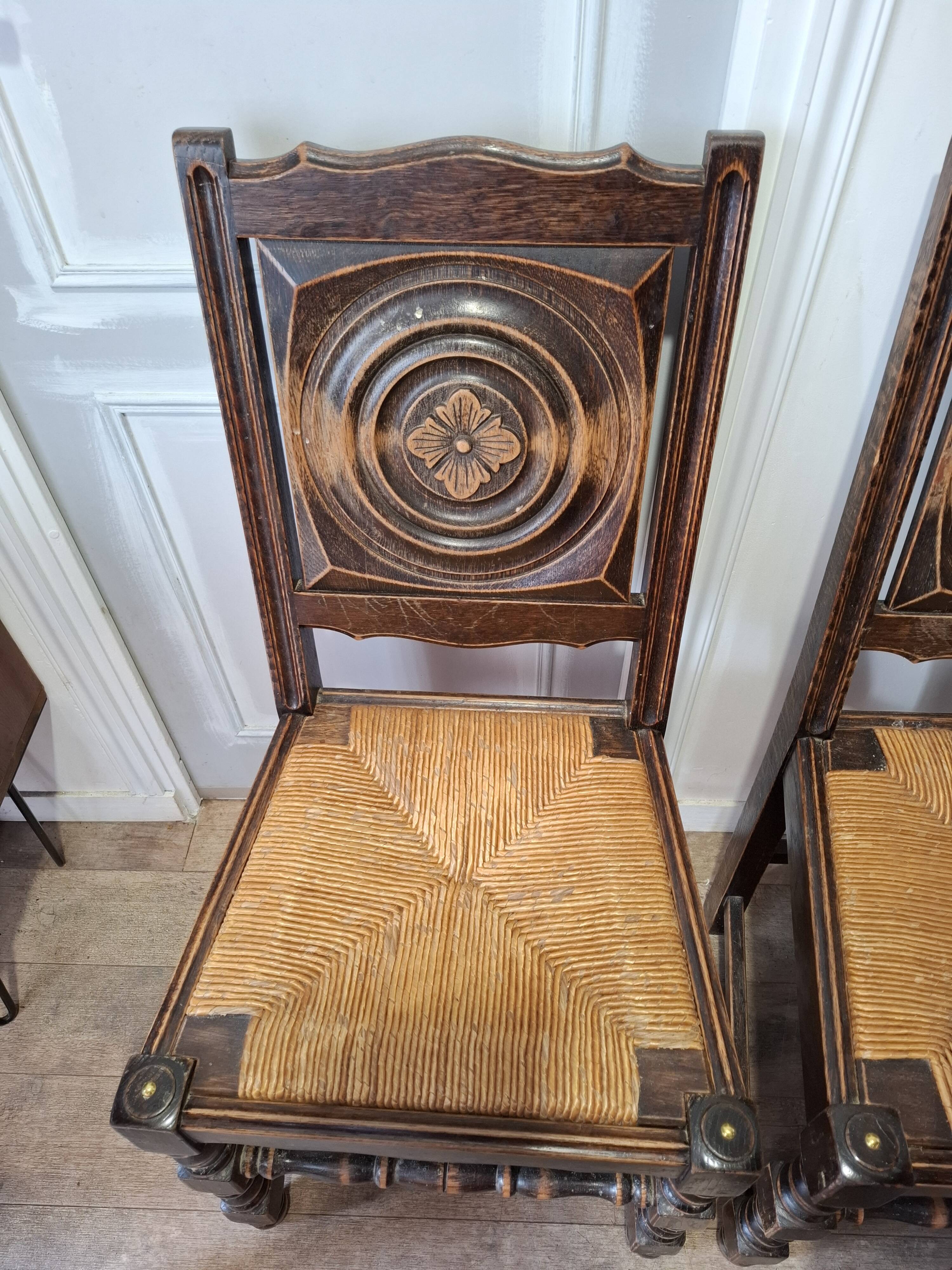 6 Arts and Crafts chairs