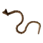 Serpent articulé en bois