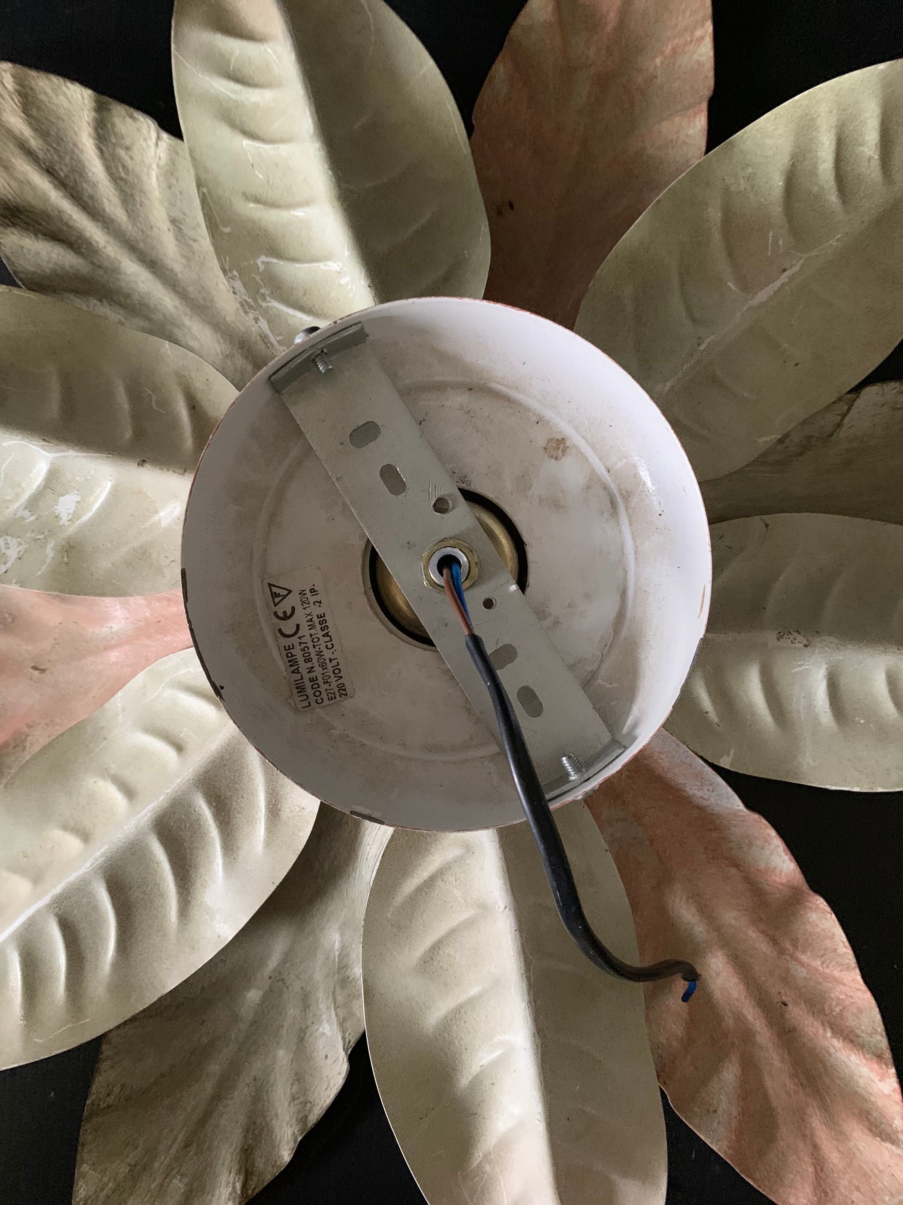 Golden flower applique