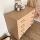 Commode vintage beige rosé