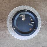 Round ceiling light in thick glass