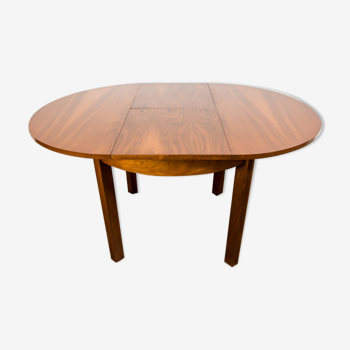 Restored round extendable dining table 1960's