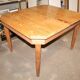 Table extensible pin massif