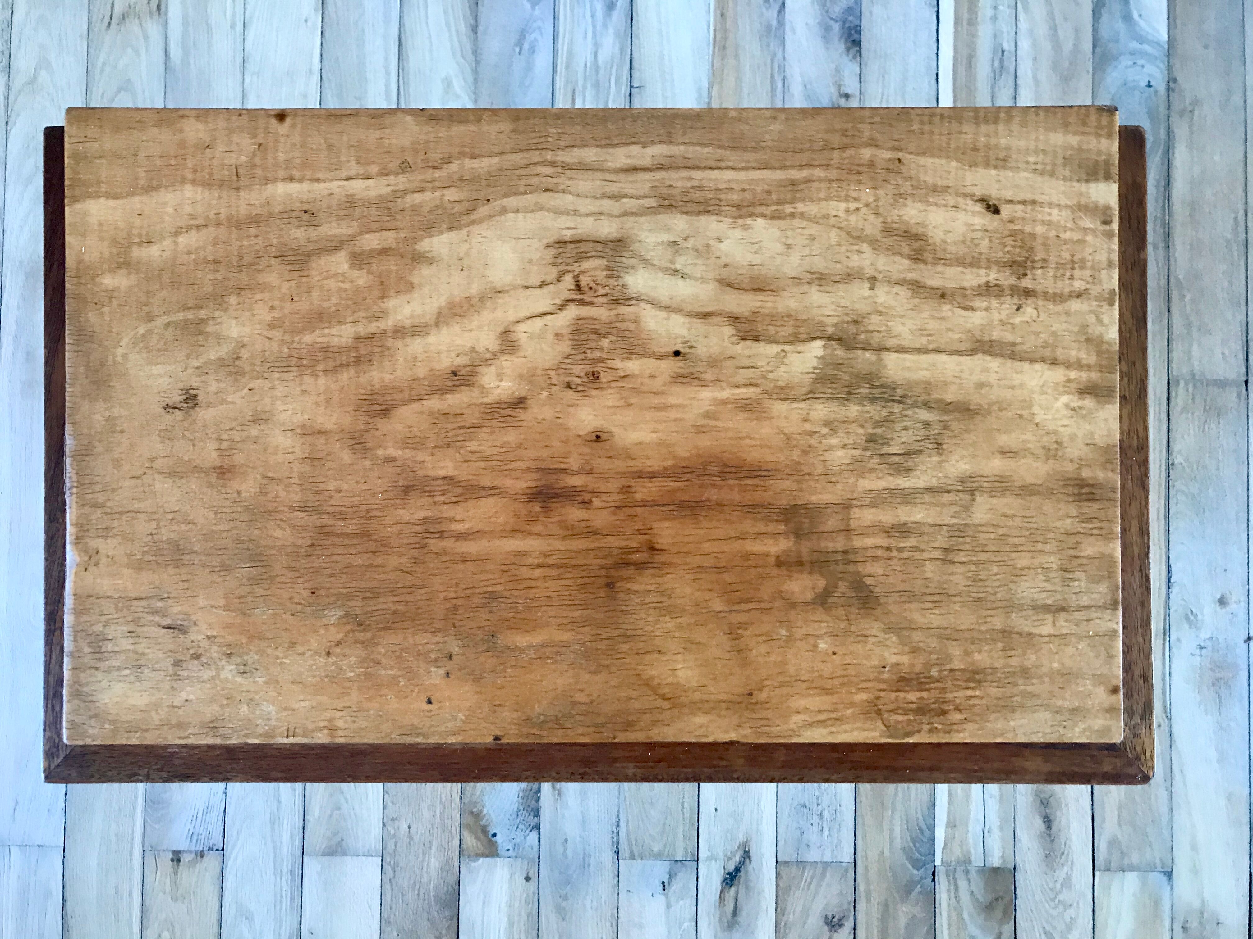 Bedside table in orm magnifying glass art deco 30s