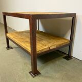 Red Industrial Coffee Table, 1960s