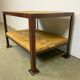 Red Industrial Coffee Table, 1960s