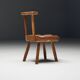 Folk Art Wabi Sabi Chair, France, 19th Century