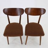 1950s Dining Beech Chairs in Boucle, Czechoslovakia