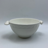 Six bowls for fish soup or Gien mussels