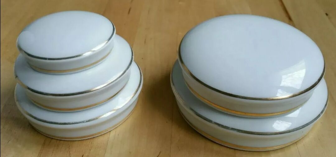 Spice pots Porcelain Birds