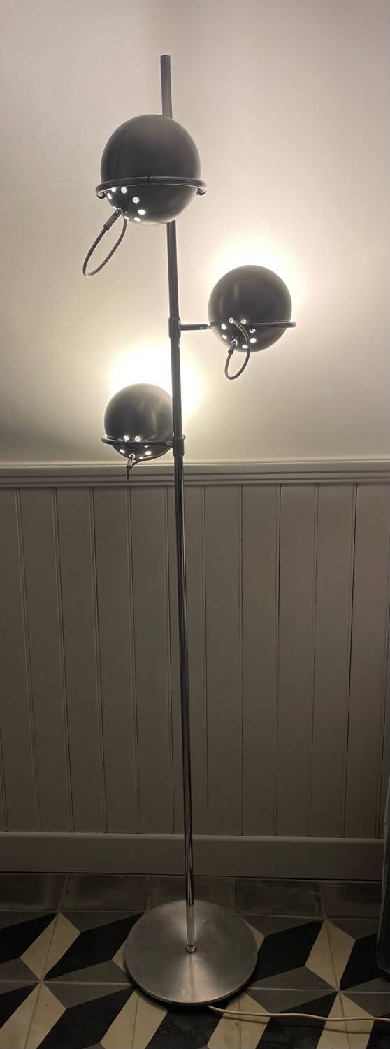 Monix eye ball floor lamp for Étienne Fermigier