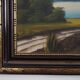 Painting „The Landscape with Hills”, Scandinavian design, 1970s, by V. Kier