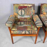 Mid Century Lounge Chair From Gote Mobler, Sweden 1970s