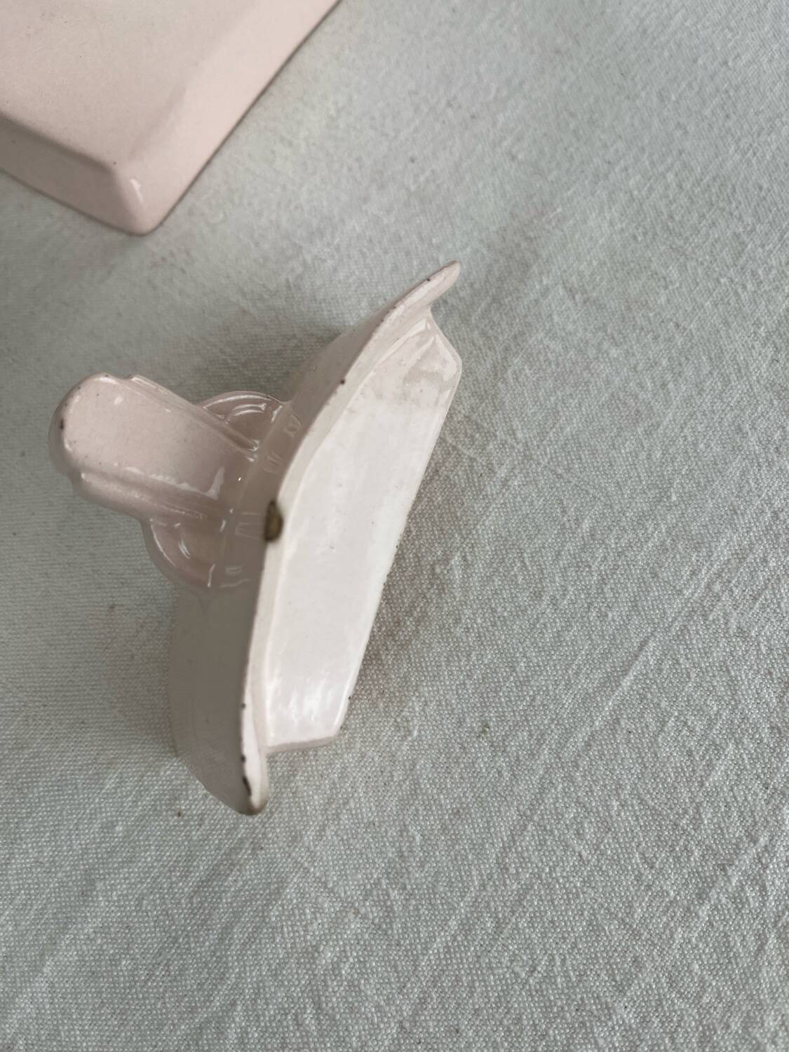 Art Deco pink sugar bowl