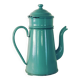 Vintage green enameled coffee pot