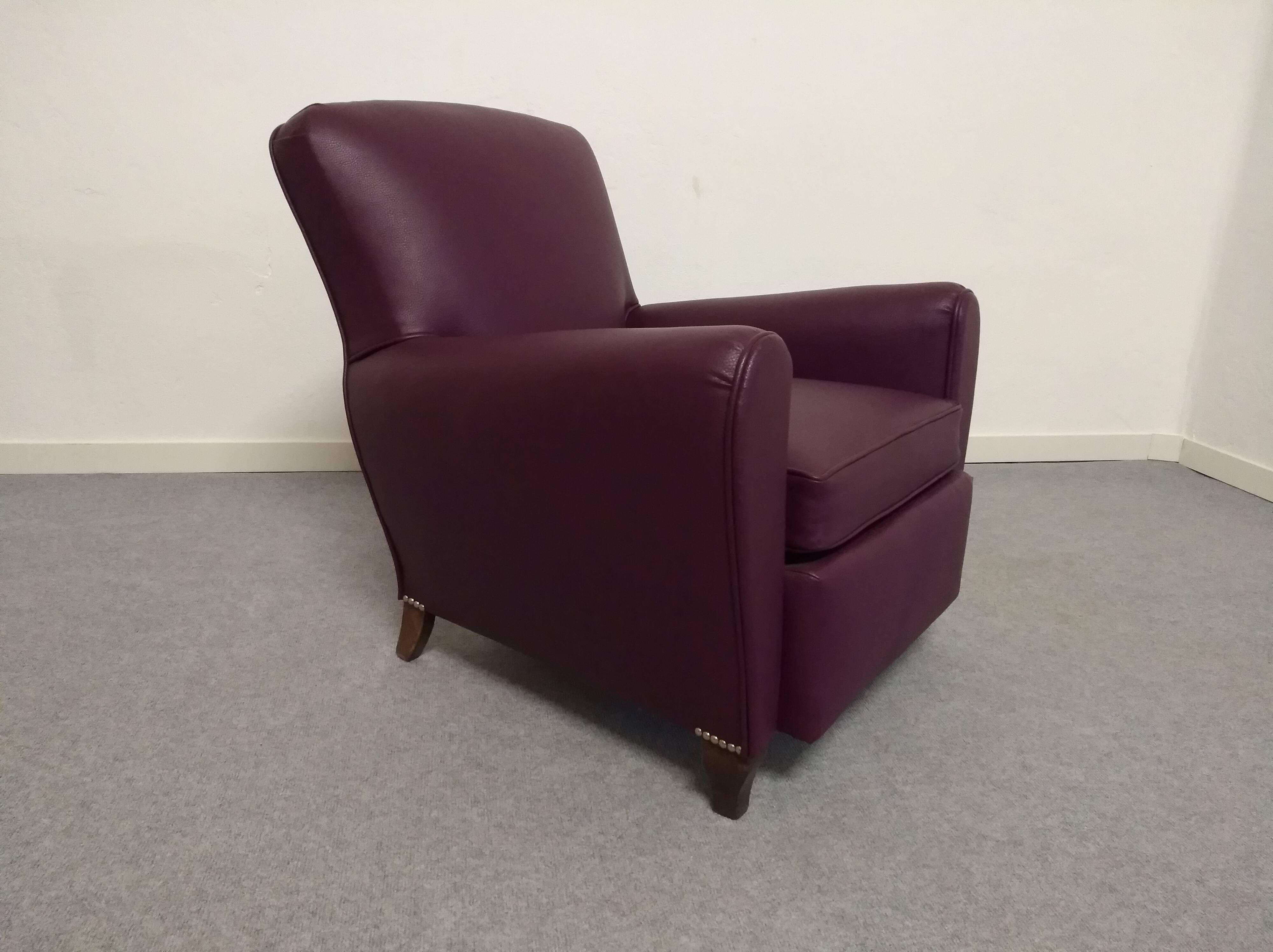 Pair of Art Deco club armchairs circa 1920