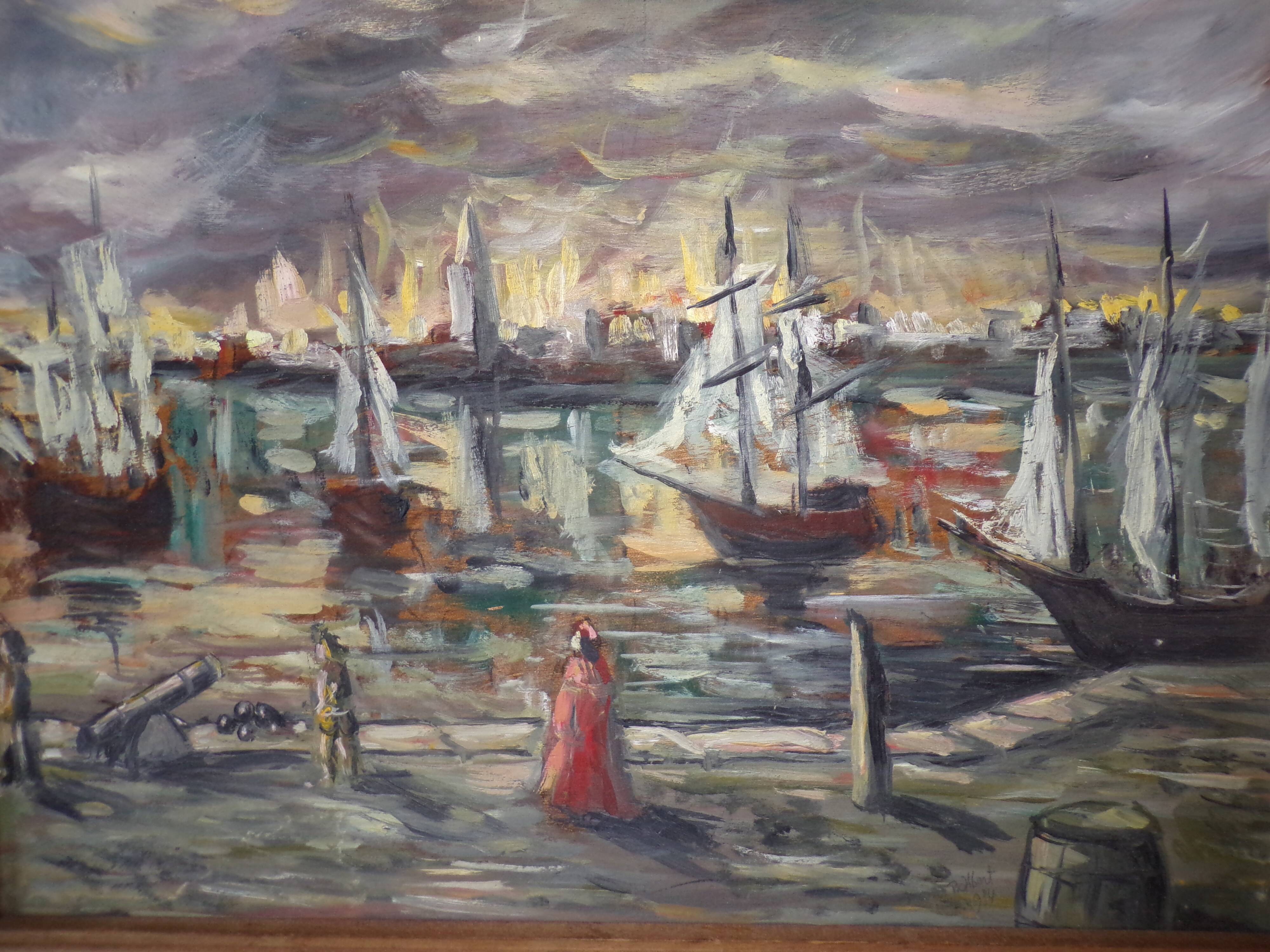 Signed La Rochelle Marine Table