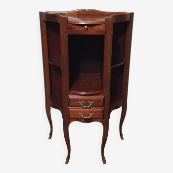 Meuble d'appoint en merisier style Louis XV