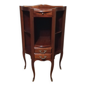 Meuble d'appoint en merisier style Louis XV