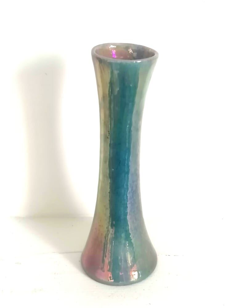 Vase by Cytère, flamed sandstone from Rambervillers around 1930