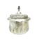 Sugar bowl, eclecticism, silver-plated brass, WMF, Germany, early 20th century