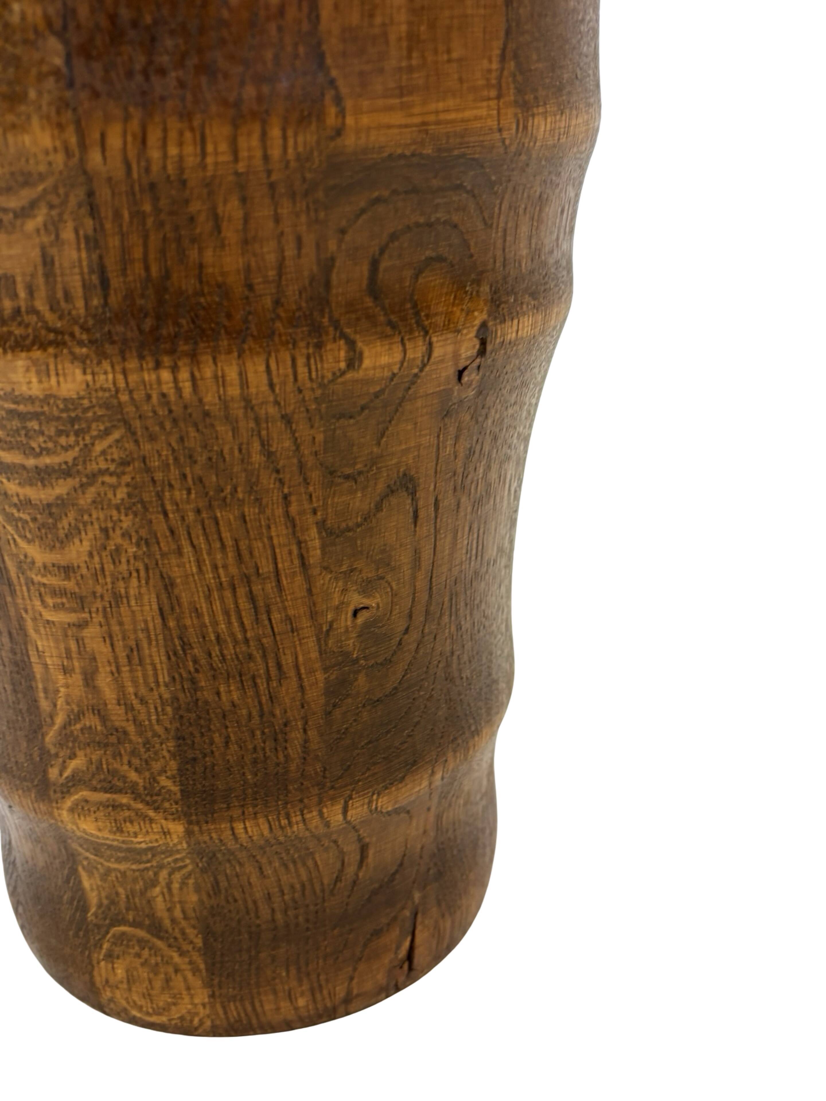 Vintage umbrella holder wooden basket storage 1960 minimalist design