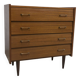 Commode scandinave 4 tiroirs 1960