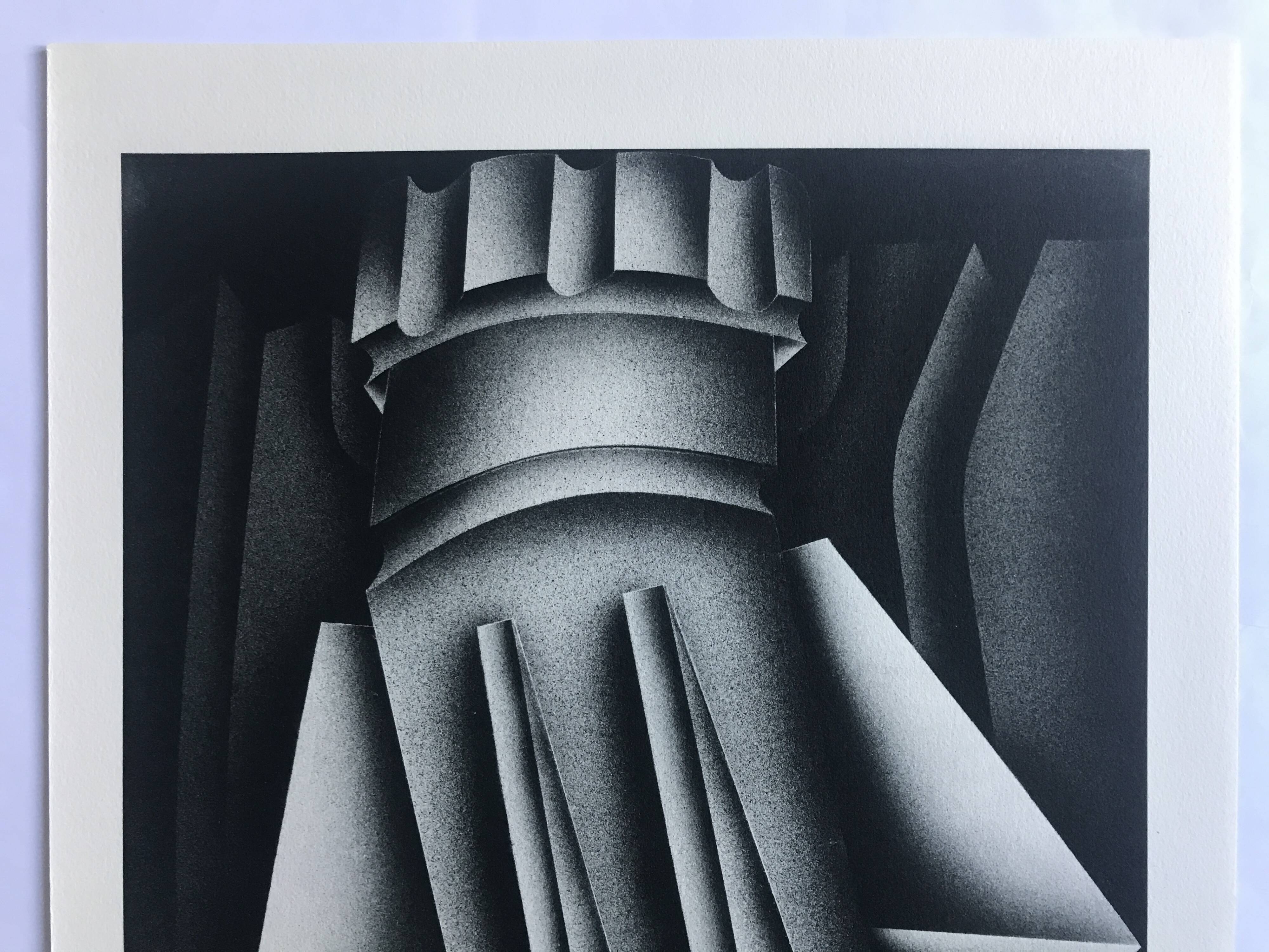 Set of 4 original lithographs by Jacques Poli, 1978. The Fire x 4.