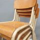 Lot de 4 chaises Mullca beige vintages