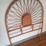 Rattan headboard