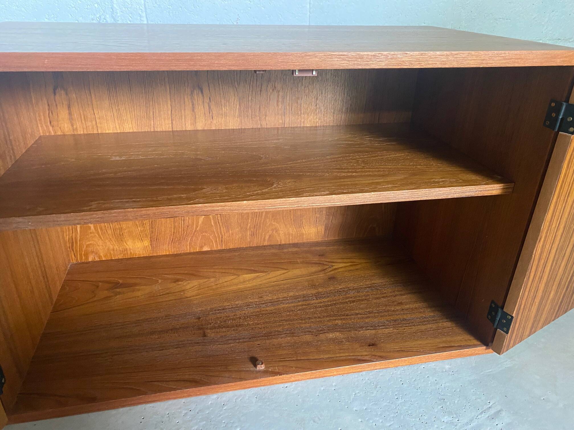 Storage unit module A (B) in Scandinavian teak from the 60s