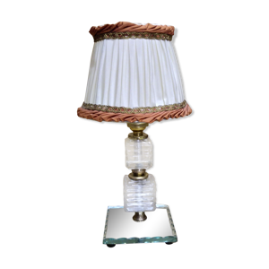 lampe italienne en verre 1950