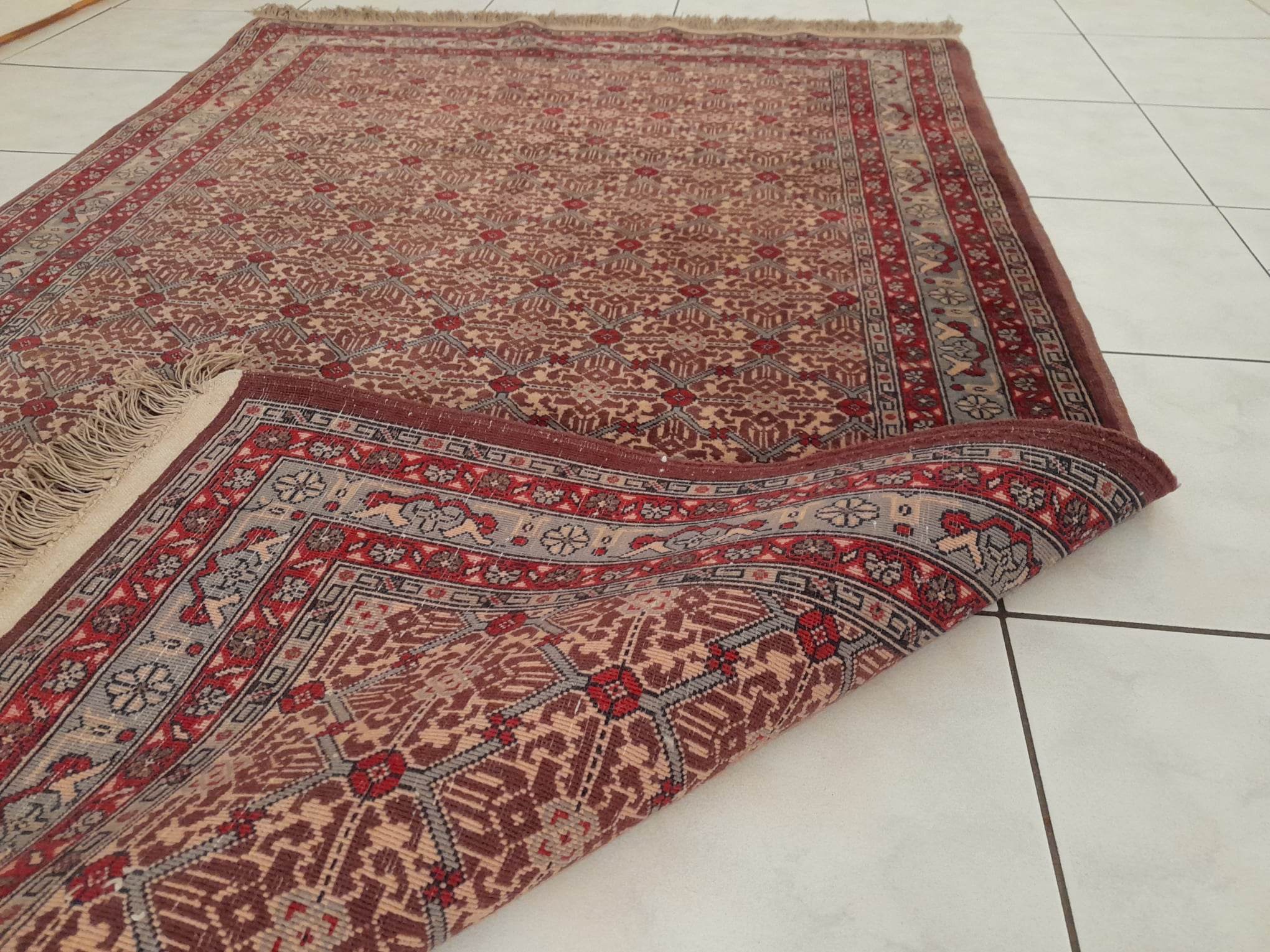 Handmade Persian Bidjar rug 195x115cm
