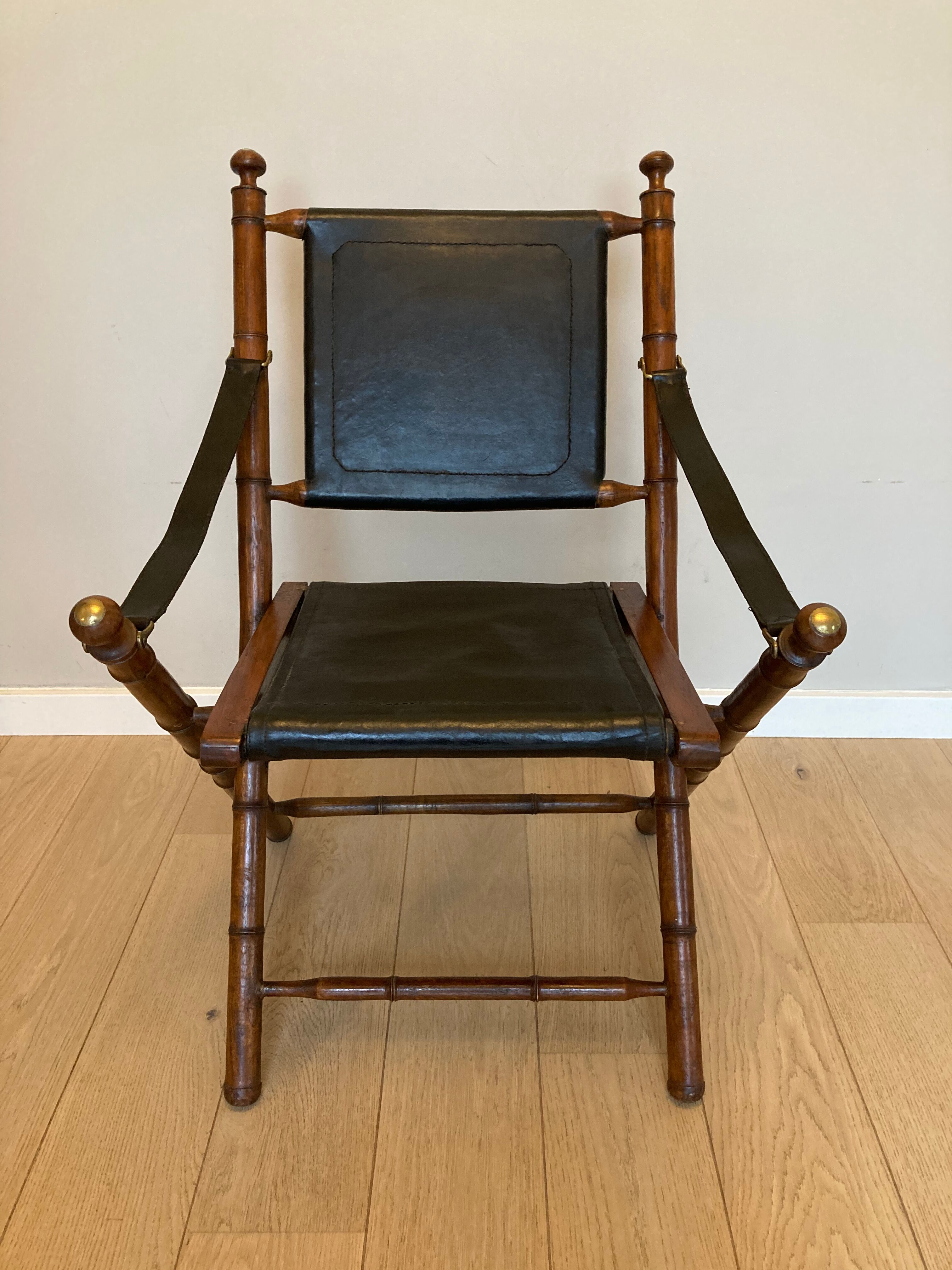 Fauteuil pliant cuir