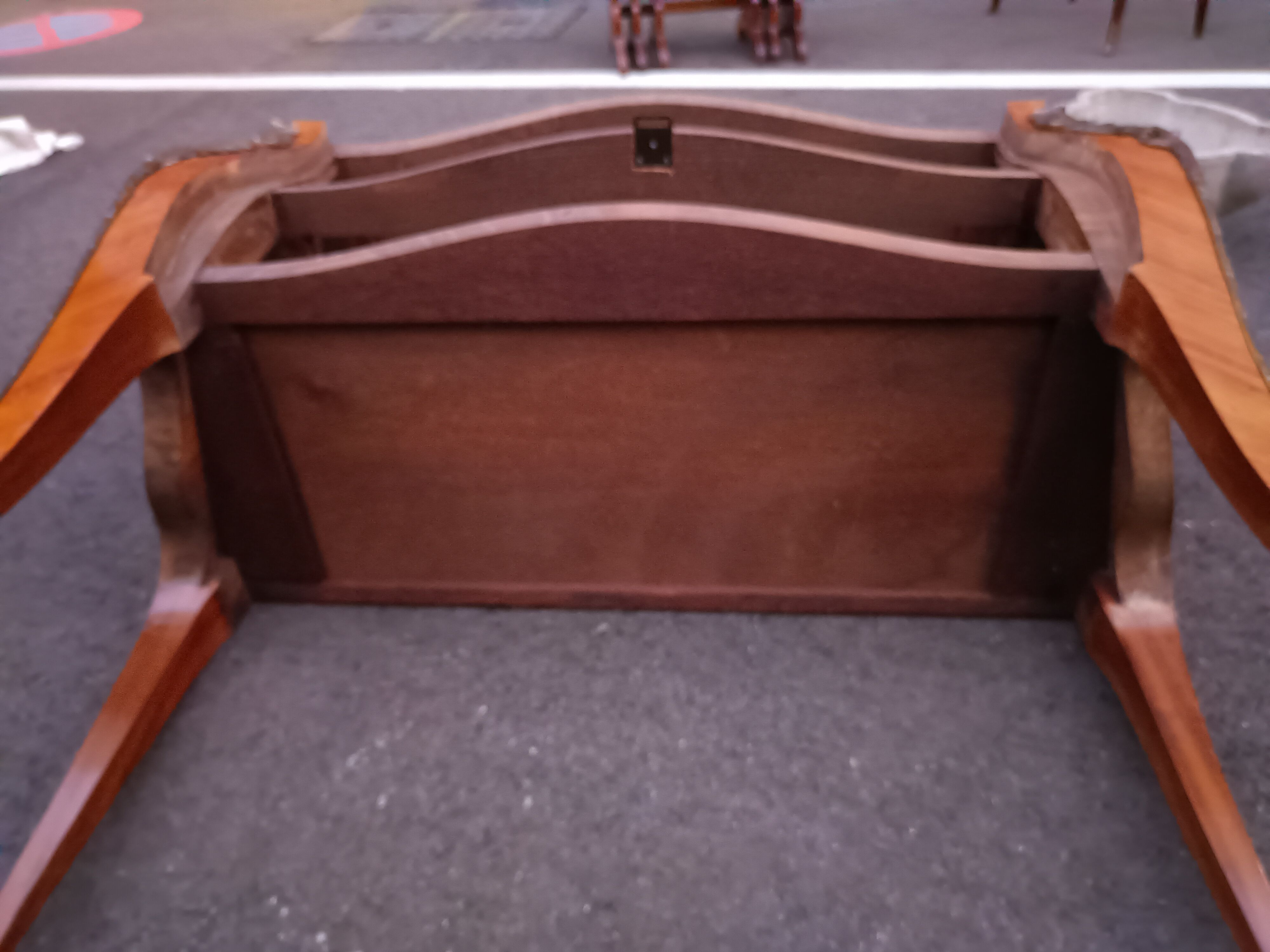 Chest of drawers marquetry marble top