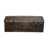 Malle de voyage ancienne en bois