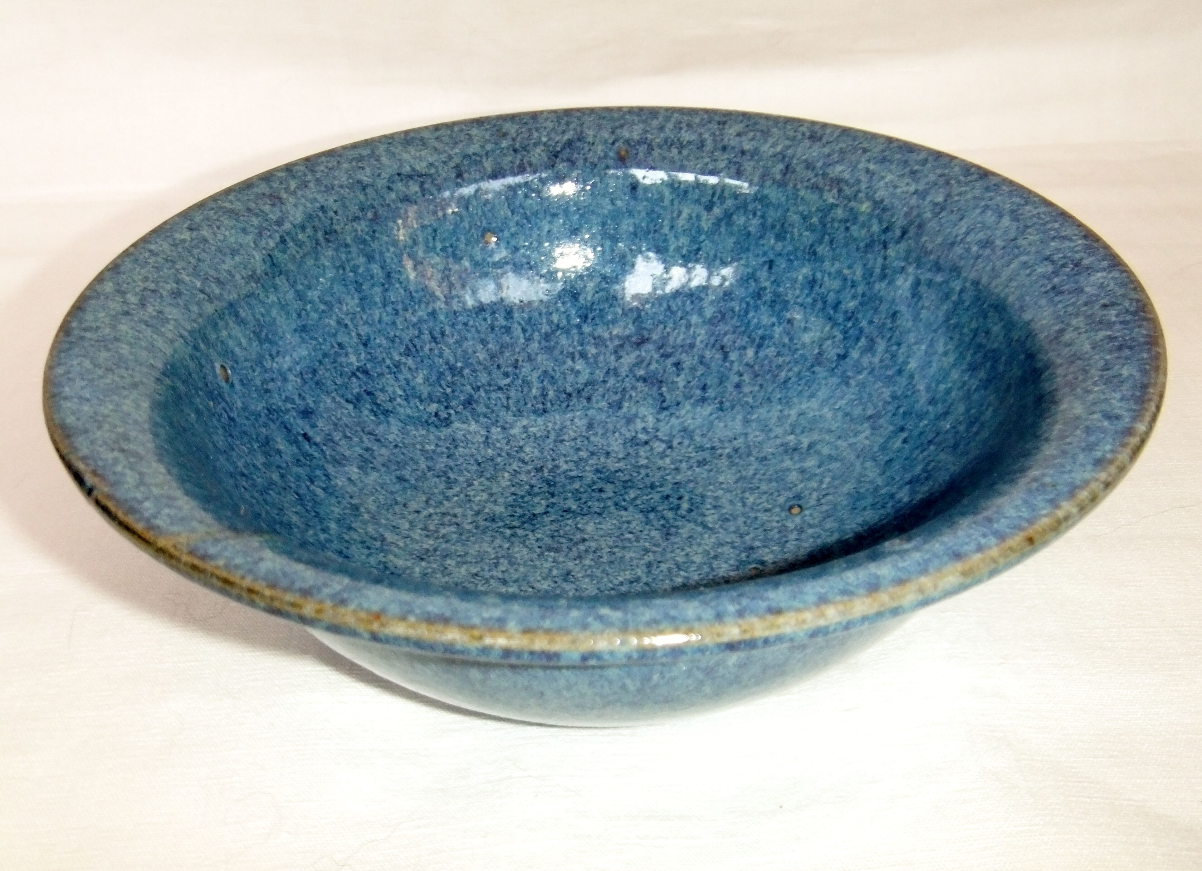 Cup jatte ceramic salad bowl shades of blue bowl flat cup