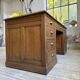 1950s oak office counter