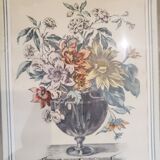 Lithograph bouquet of flowers