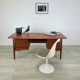 Scandinavian teak desk Design Svend A. Madsen vintage 1960