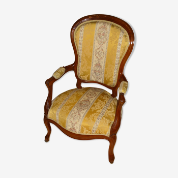 Voltaire mahogany armchair, nineteenth century