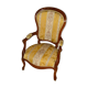 Voltaire mahogany armchair, nineteenth century