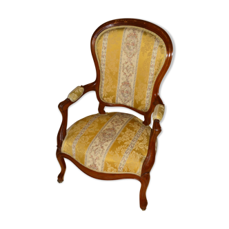 Fauteuil Voltaire en acajou, XIXème siècle