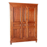 Armoire ancienne mi-XIXème siècle en pitchpin